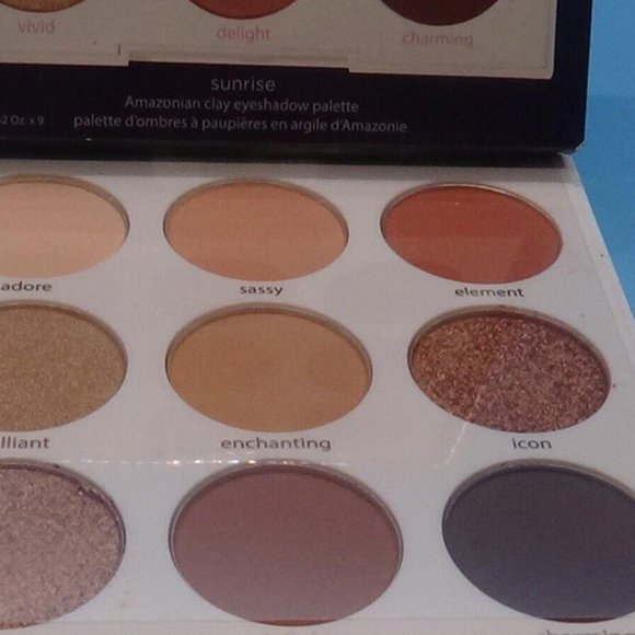 TARTE Sunrise Amazonian Clay Eyeshadow palette 9 shade BNIB AUTHENTIC!! MSRP $30 - Picture 3 of 3